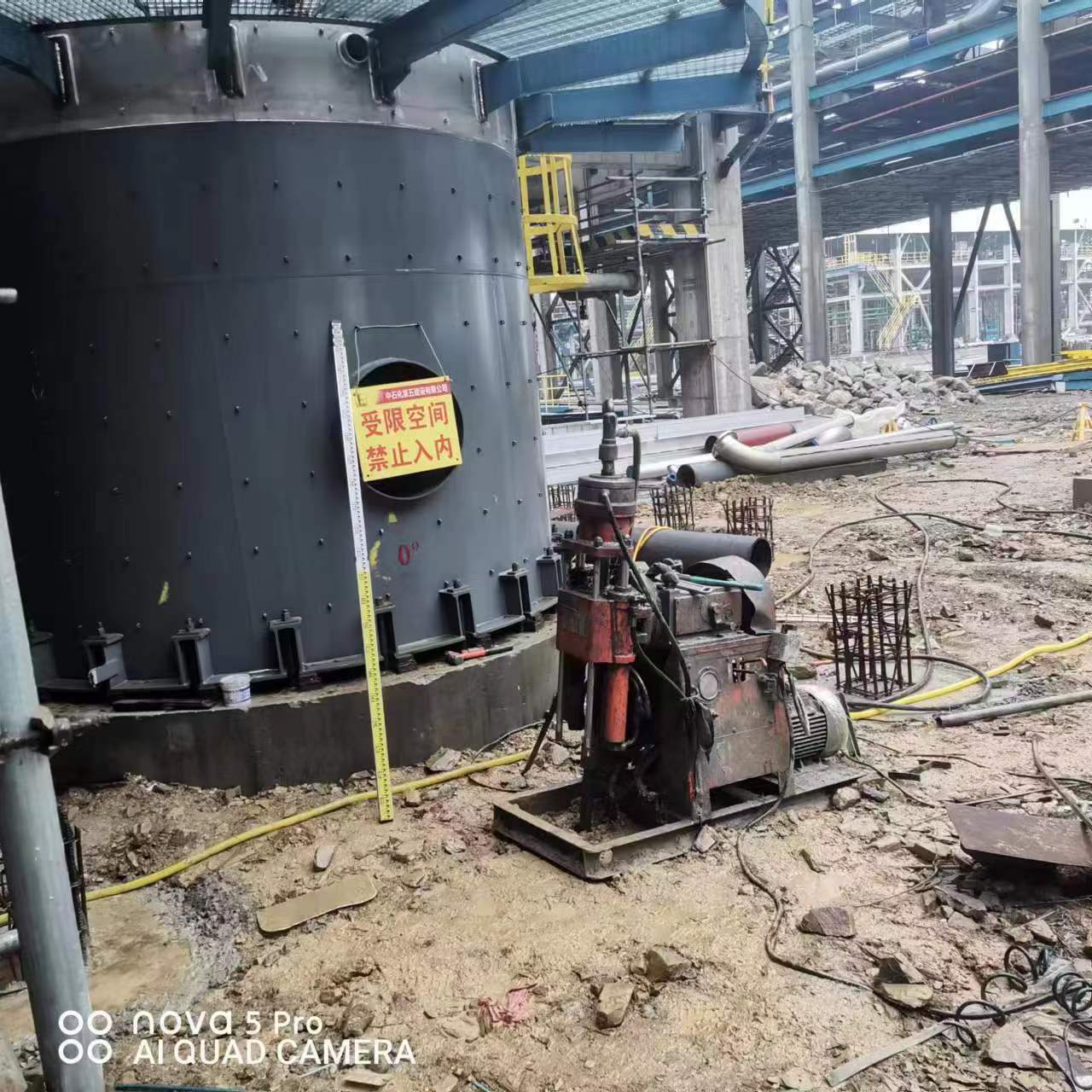 侨乡街道开发区地基基础注浆灌浆加固 路面沉降注浆顶升